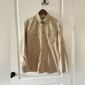 5.11 Tactical Men's Tan Collared Tactical Shirt